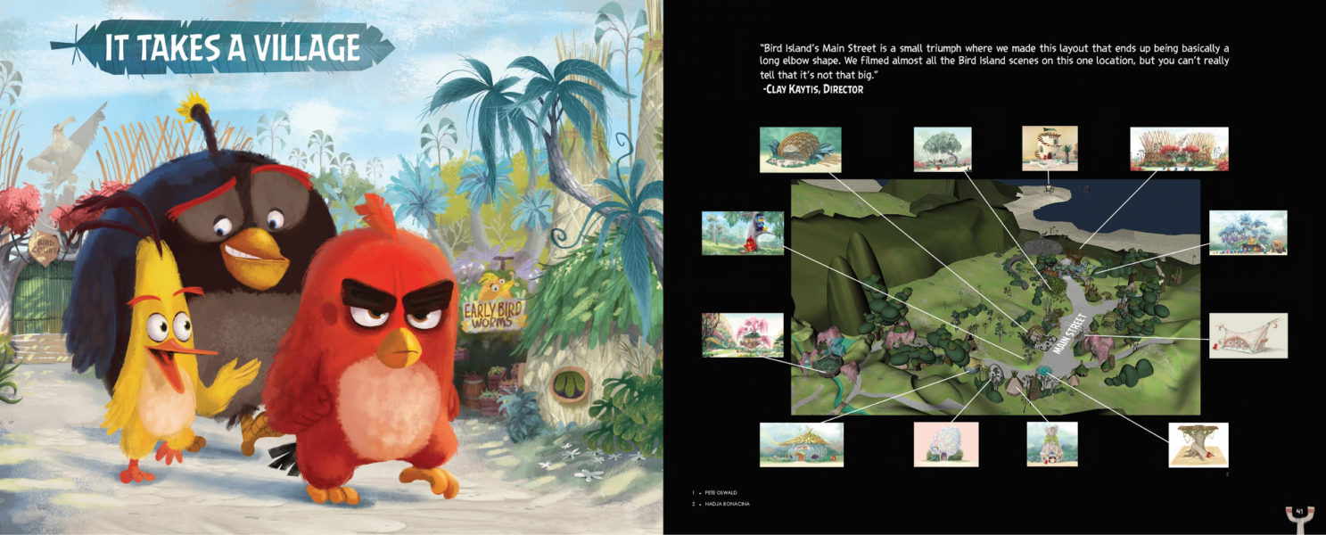 artbook The Art of the Angry Birds Movie