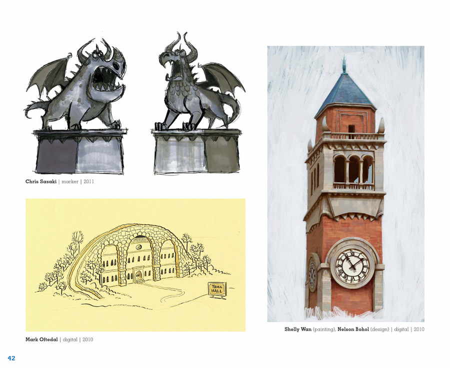 The Art of Monsters University page