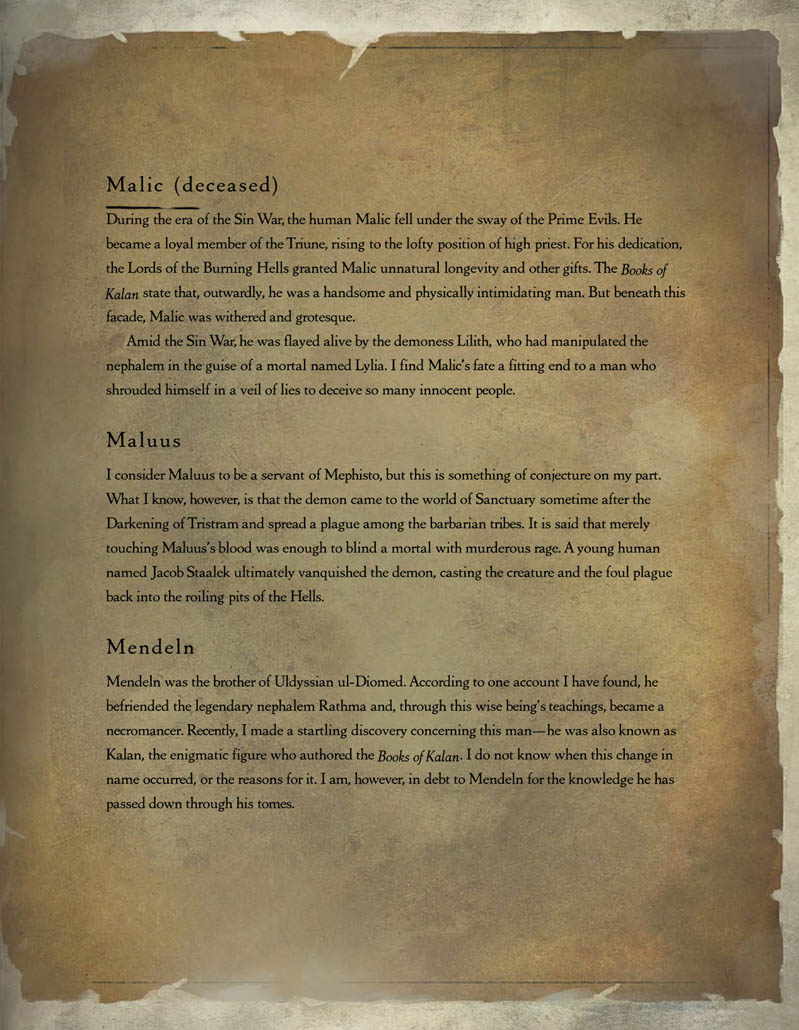 артбук по игре Diablo III